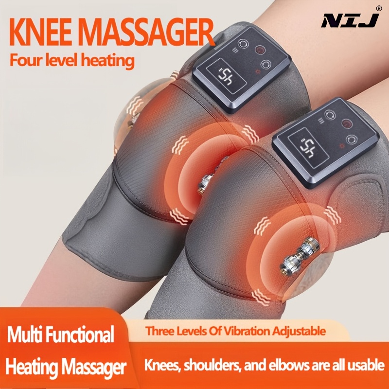 Multifunctional Electric Heating Knee Pad – Self-Heating Vibration Massage Brace for Shoulders, Knees & Elbows, 3 Vibration Levels, 4 Heat Settings — Zaynora Luxury Marketplace