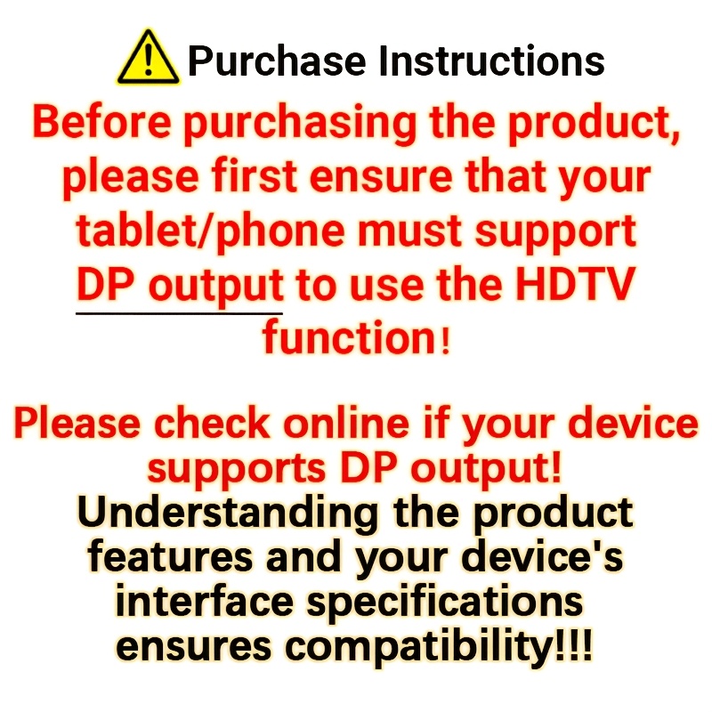 usb c to hdtv adapter 4k 30 high definition adapter cable suitable for full   type c   with   output mode not compatible with charging     plug and play video converter Product details 2