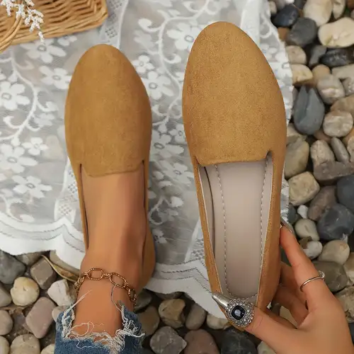 temu ladies dress shoes Comfortable Round-Toed Dress Shoes for Women with Thick Soles And Low Heels, Suitable for And Weddings., Women Shoes