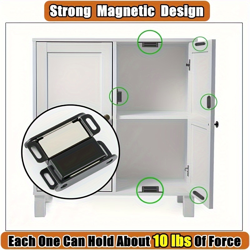 Cabinet Magnetic Catch Door Catch Strong Magnetic Cabinet - Temu South ...