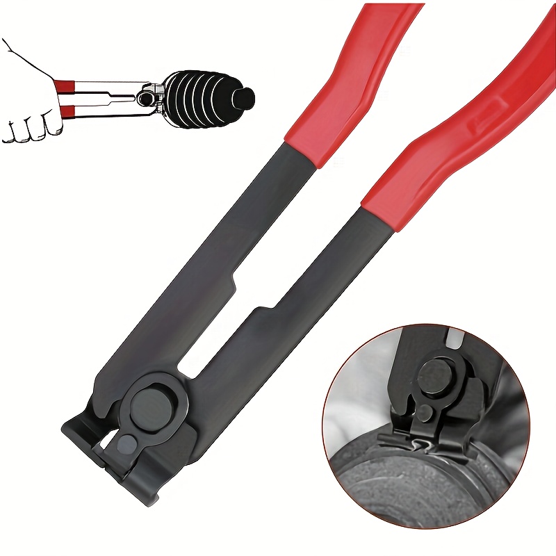 Universal Adjustable Axle CV Boot Joint Crimp Clamps W/ Clamp Pliers Tool 20X E