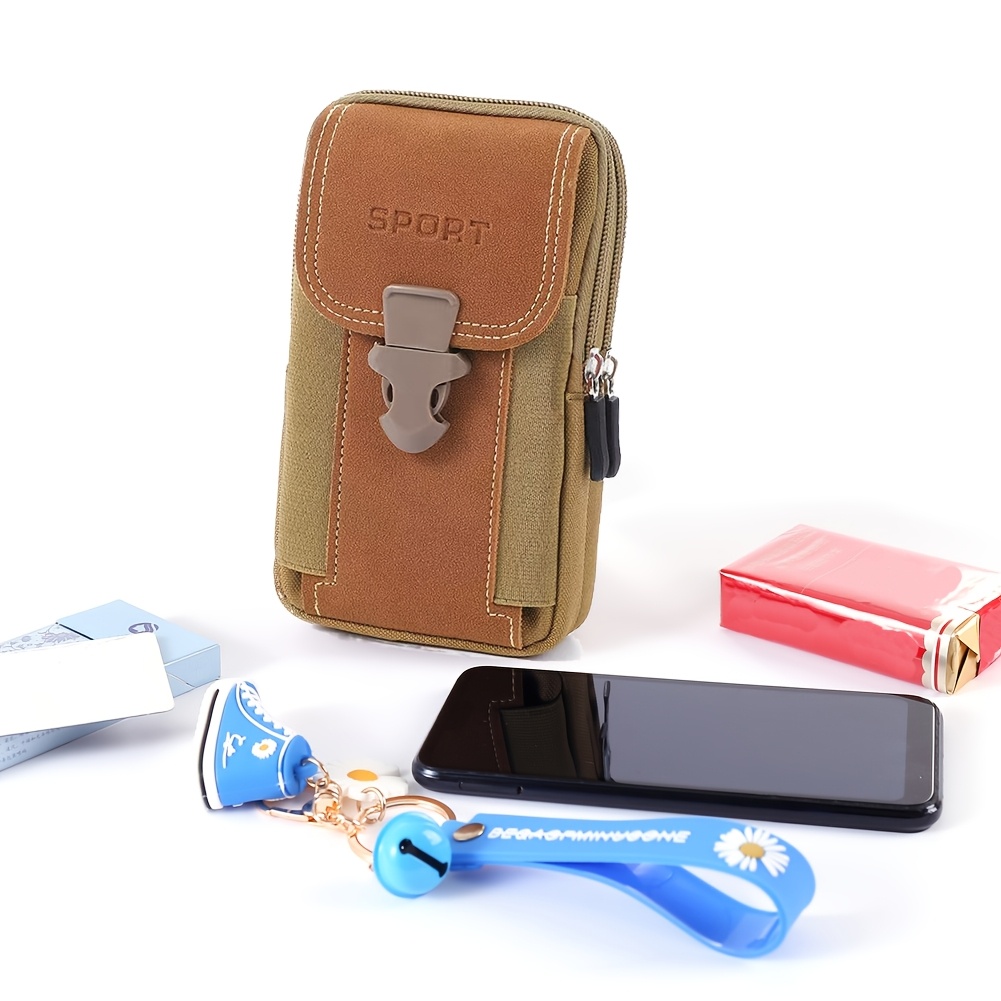 Unisex Belt Pouch Mobile Phone Bag, Tactical Waist Pack