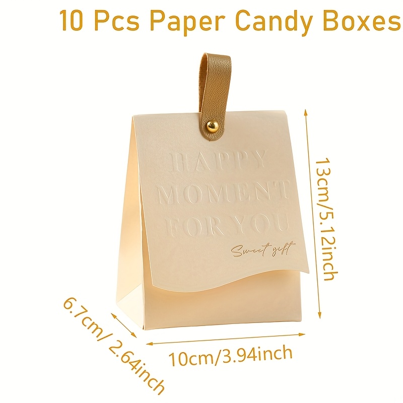 E-shop 10 Stk., Kreative Handgehaltene Geschenkbox, Süße Geschenkboxen, Kleine Geschenkverpackungsbox, für Hochzeit, Verlobungsfeier, Dekoration für