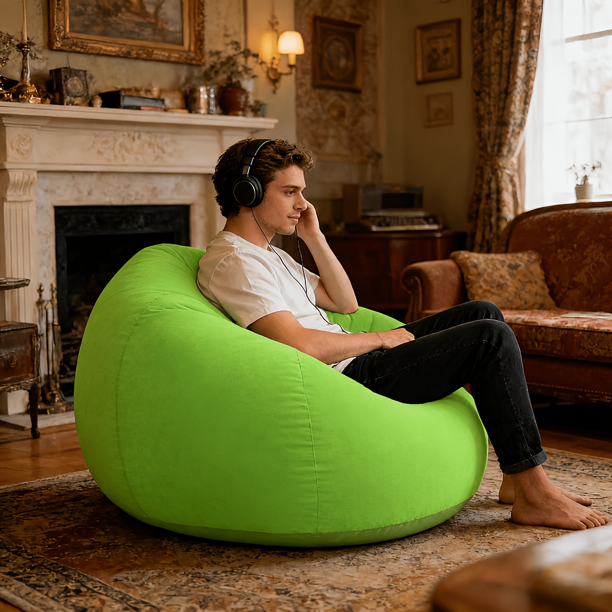 TEMU Thickened Air Cushion Lazy Sofa | Quick Inflation, No Installation Needed, Pressure Resistant And Durable