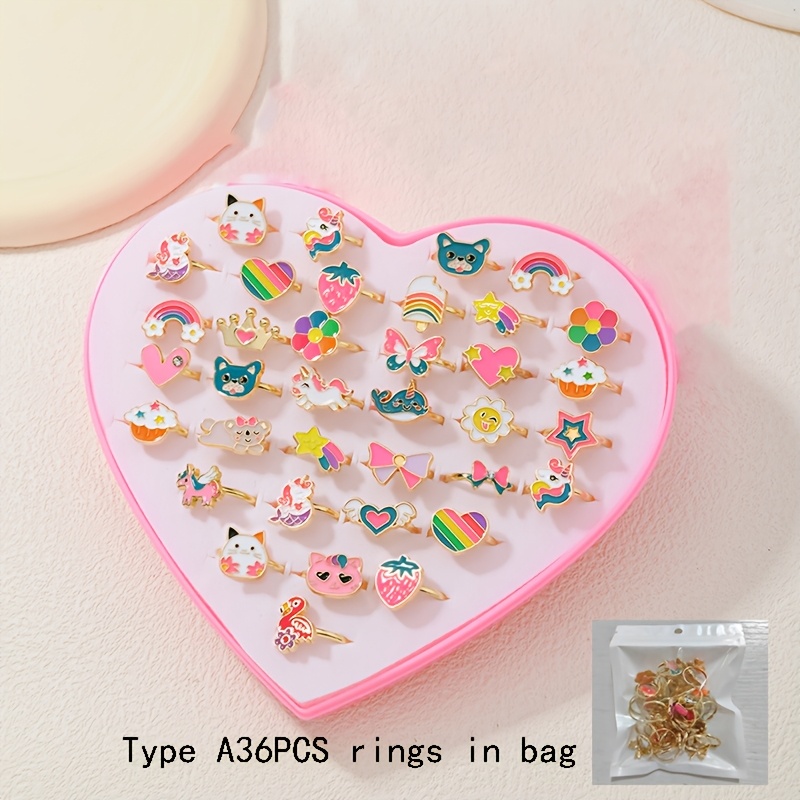 Image of Colorful S's Fun And Cute Things, Sweetheart Cartoons, Fairy Tale Paradise Set 13pcs Bag/36pcs Bag