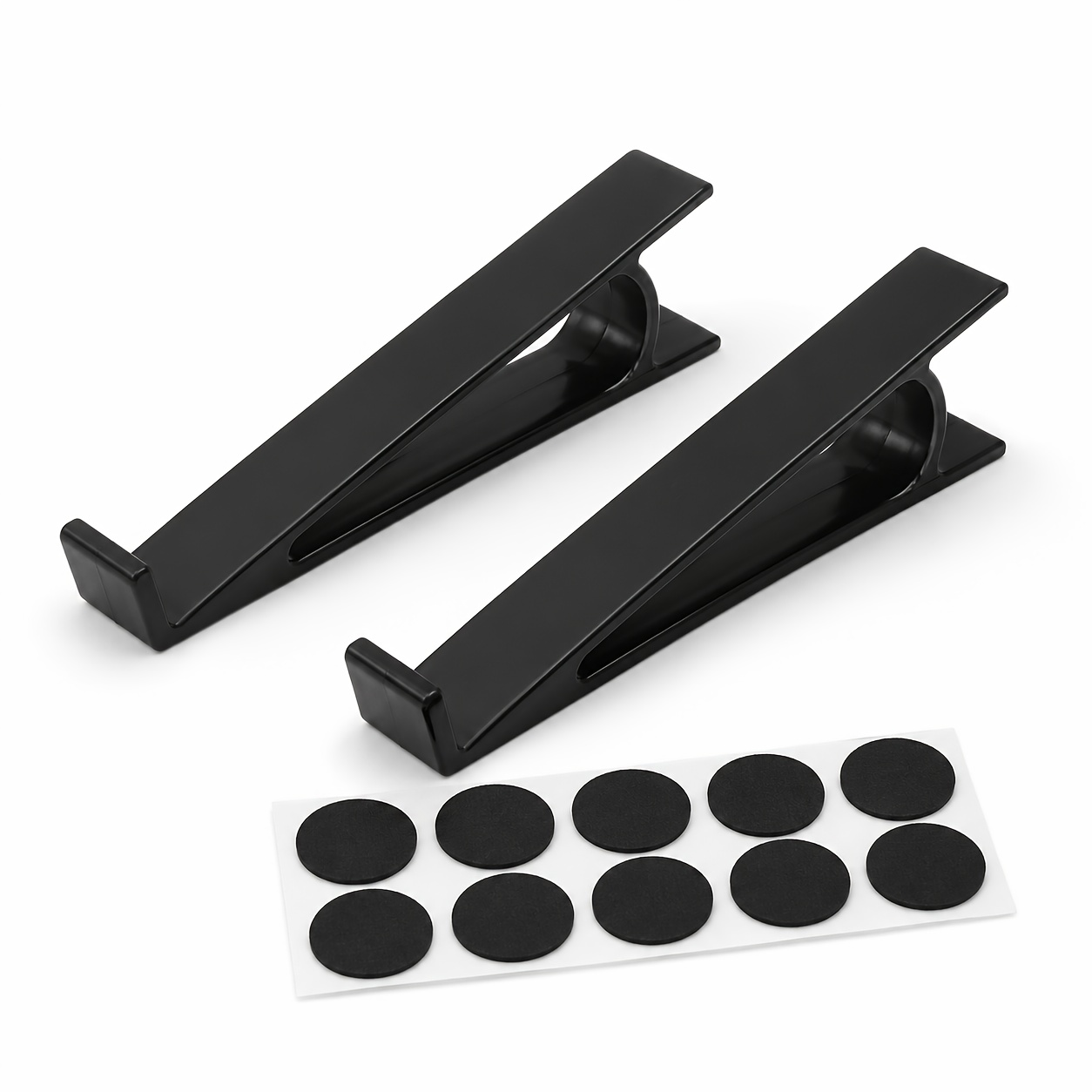 TEMU Keyboard Stand With 10pcs Non-slip Stickers Set, Portable Laptop Keyboard Support Holder, Self-adhesive Anti-slip Pads Fit Most Keyboard Stands