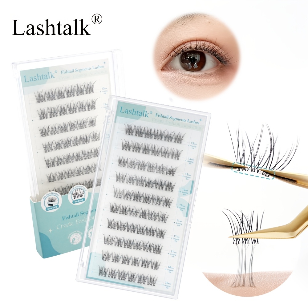 

Lashtalk 60 Eyelash Extensions, Self-adhesive , 0.07mm Thickness, C , Natural Fluffy Style, 6-15mm Length, Pre- Diy Lash For Beginners, Needed, Easy Application