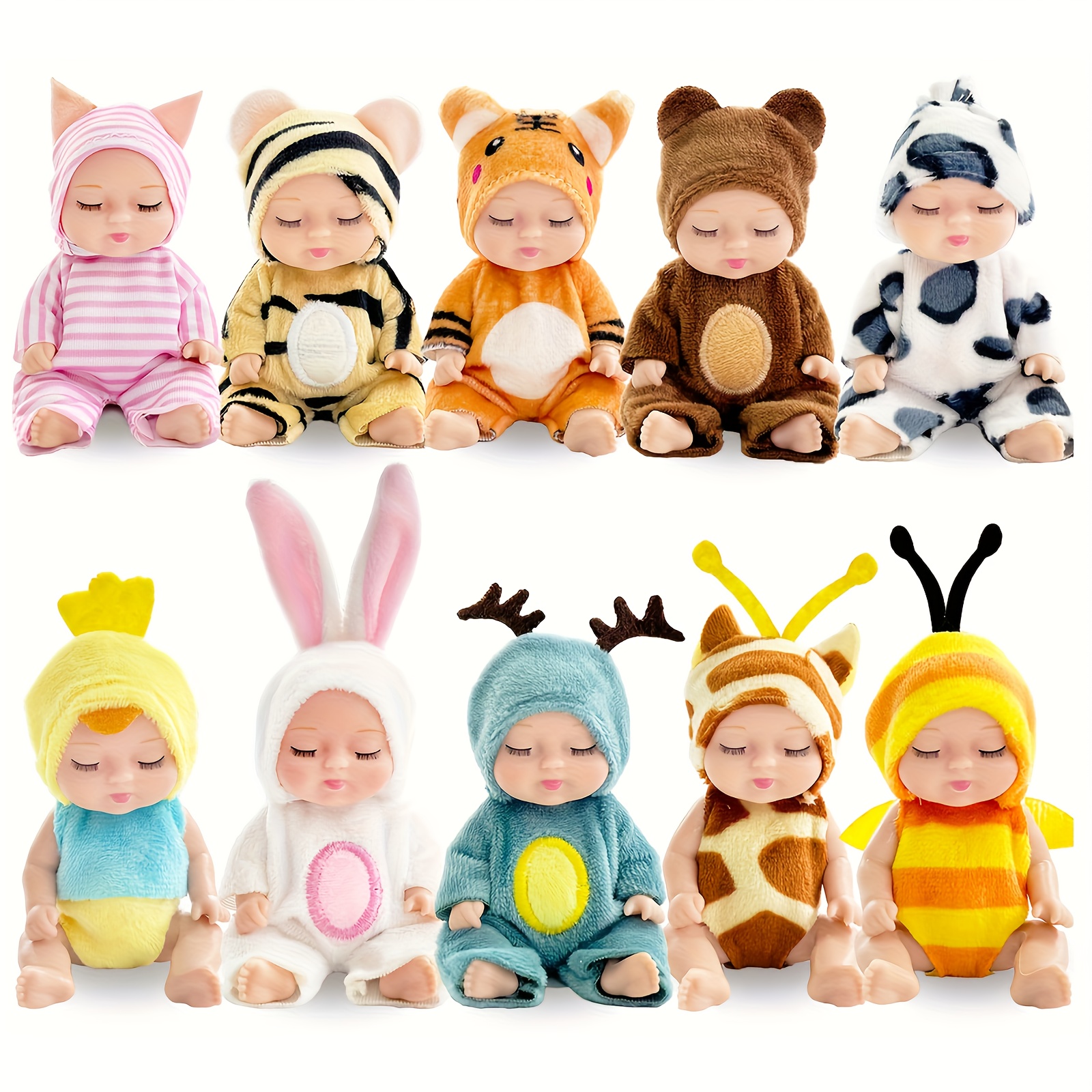 Animal Costume Mini Doll Set