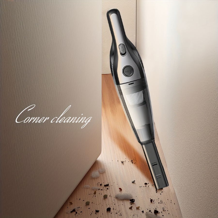 portable vacuum cleaner for home and car use handheld with powerful suction usb rechargeable mini cleaning vacuum   with   accessories suitable for cars   etc crevice tool 2000mah 2 44w 40dps details 6