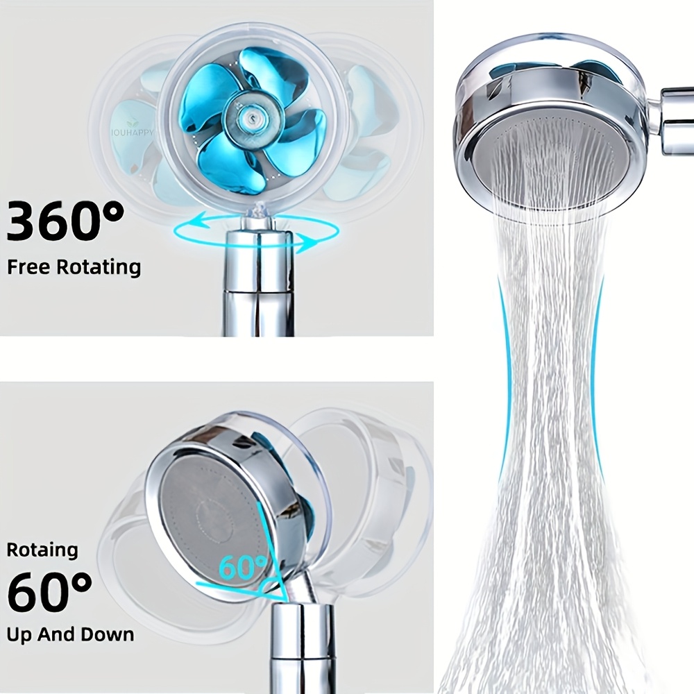 Boosting Shower Head for Super Pressurized Water Flow