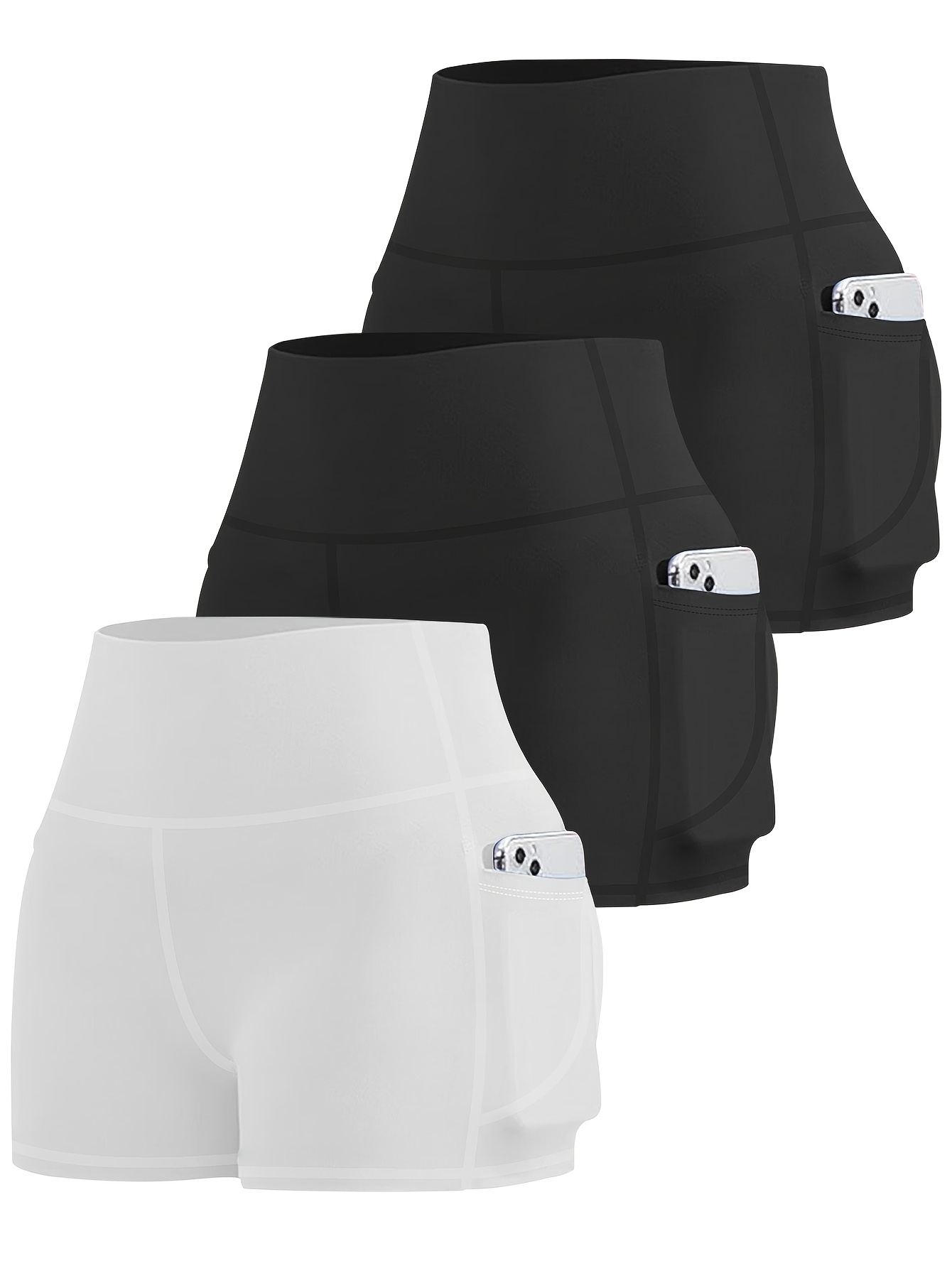 Womens Bermuda Cargo Shorts Biker Shorts Women Plus Size High