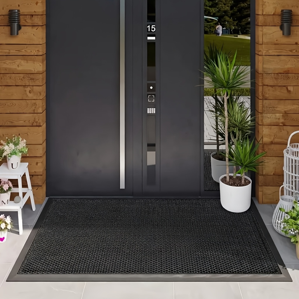 Premium Halloween Outdoor Floor Mat, Machine Washable Natural Rubber
