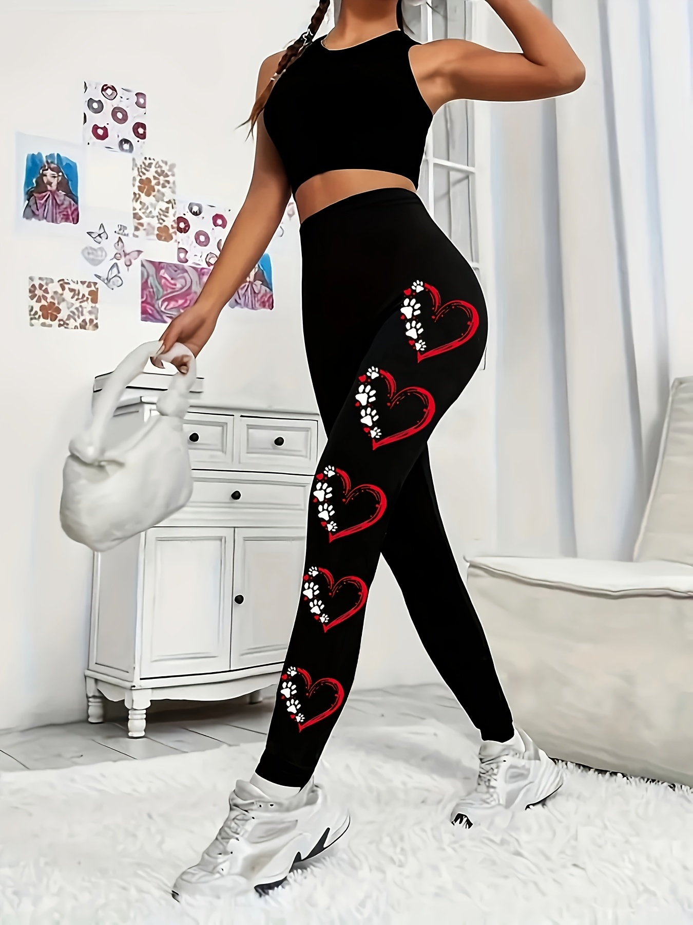 leggings moda mujeres poliéster estilo casual Temu Spain