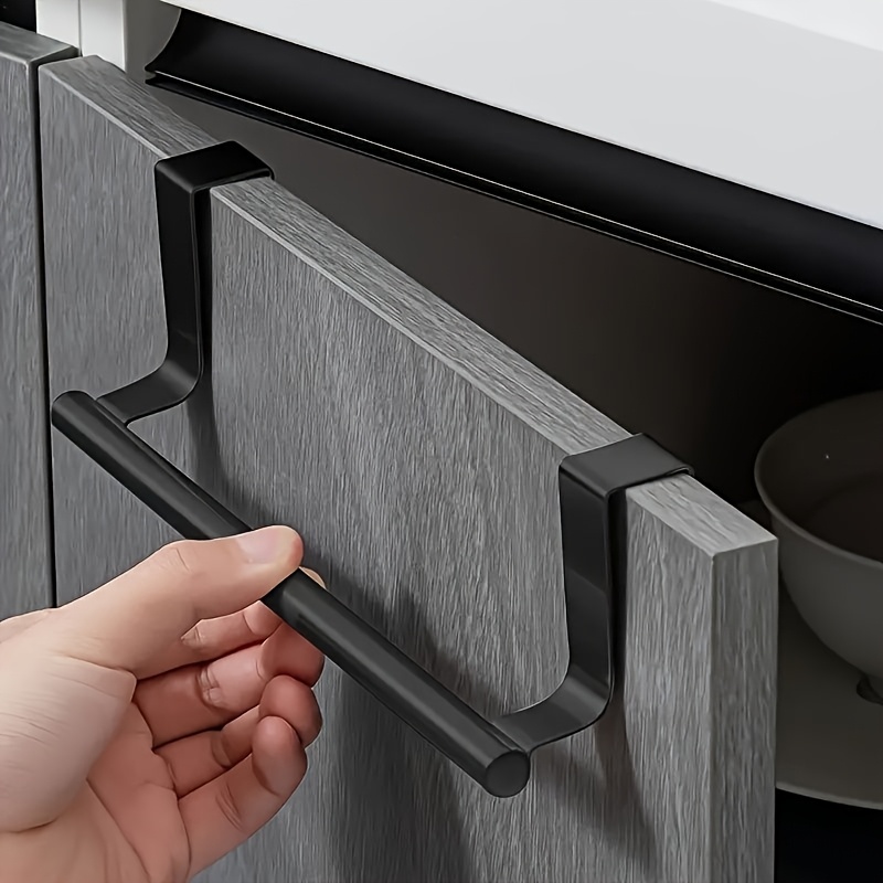 an elegant 403 stainless steel towel rod stylish and a no drill door mounted towel rack   storing towels in the bathroom and kitchen this durable