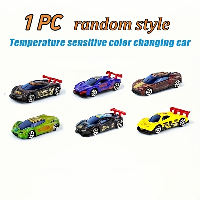 Image of Color-changing Hot And Cold Racing Car - A Cool Puzzle Toy - For Boys And Girls, In Random Colors And Styles, Ideal For , Valentine's Day, And Ramadan Gifts