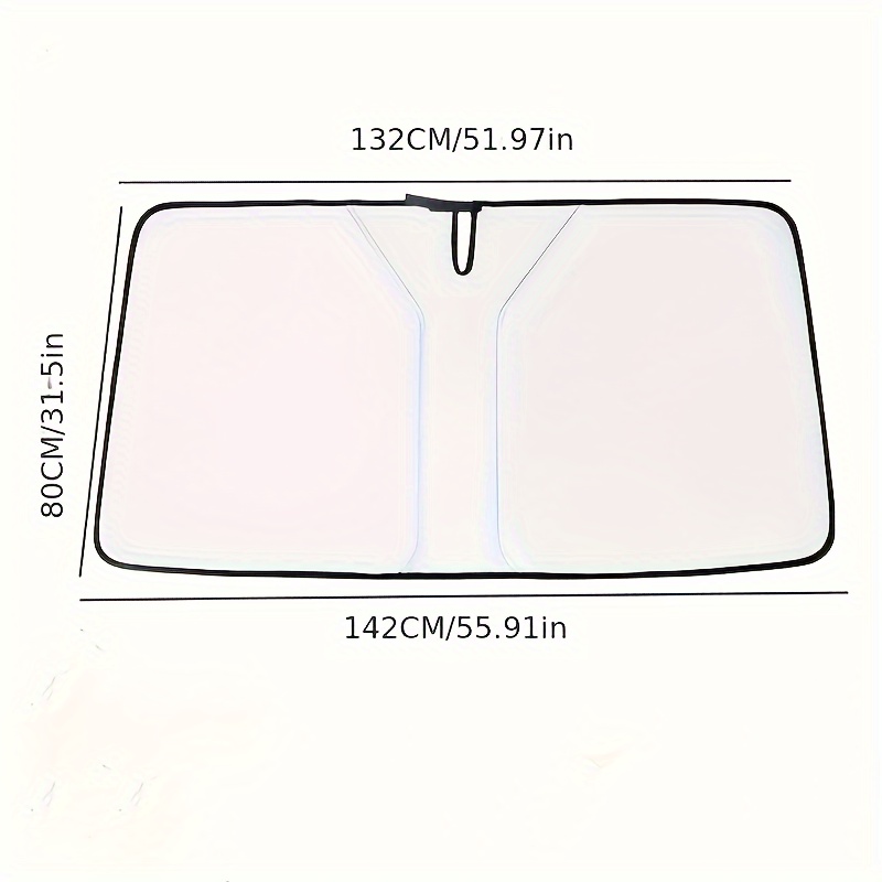 Front Window Sunshade Trucks Suvs 99% Uv Heat Reflective - Temu