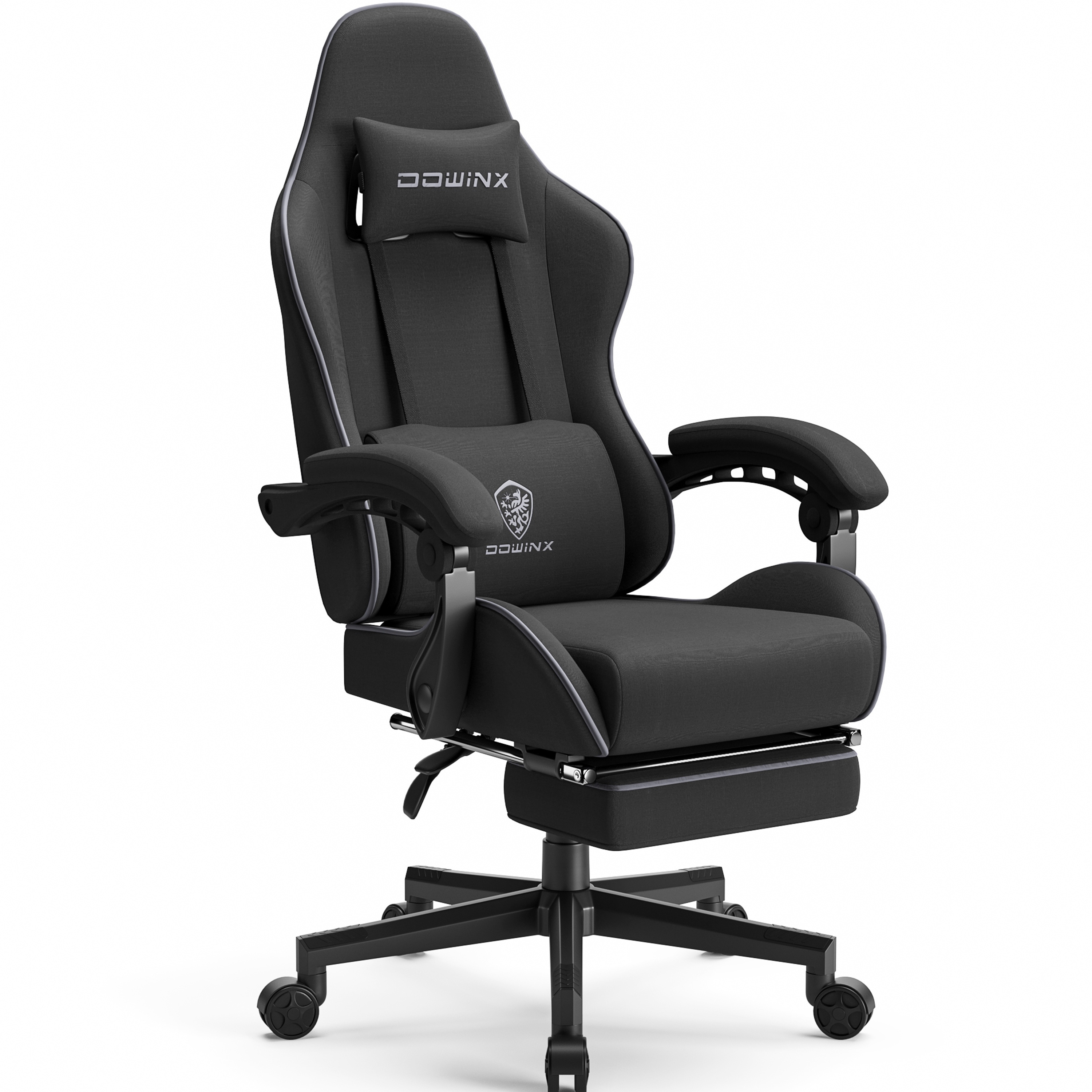 

Dowinx Gaming , Massage Cloth Headrest, Ergonomic Computer Footrest 290lbs -to-, ,