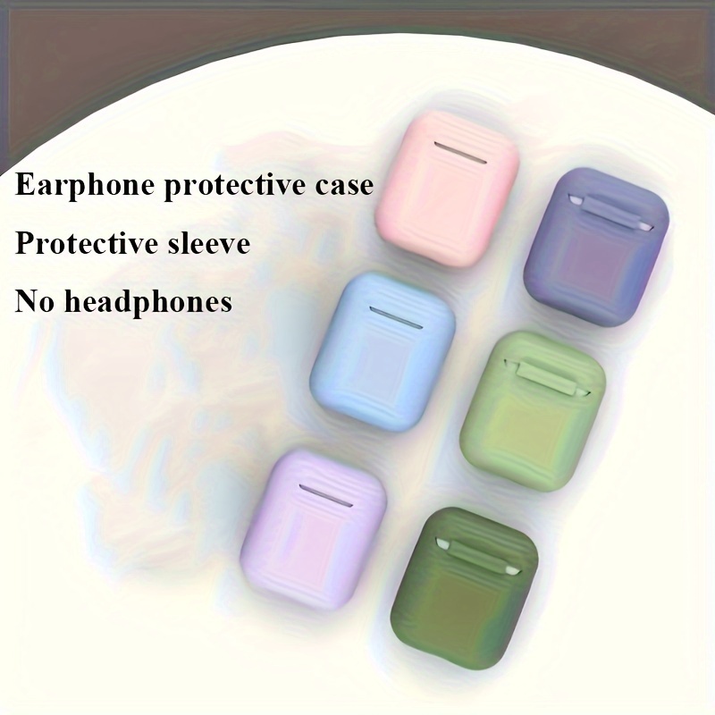 

1pc The Protective Case Is Applicable To Headphones Case, Simple Silicone Protective Case Generation 1/2 Universal Headset Case