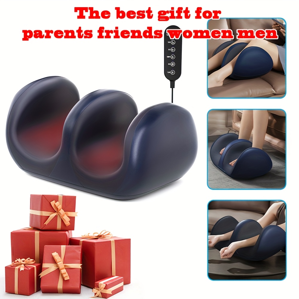 

3d Shiatsu Foot Massager To And Relaxation, Foot Massager With Deep Kneading And Heating Function, Calf Massager - With Adapter Ideal Gift For Mom, Dad, Friends