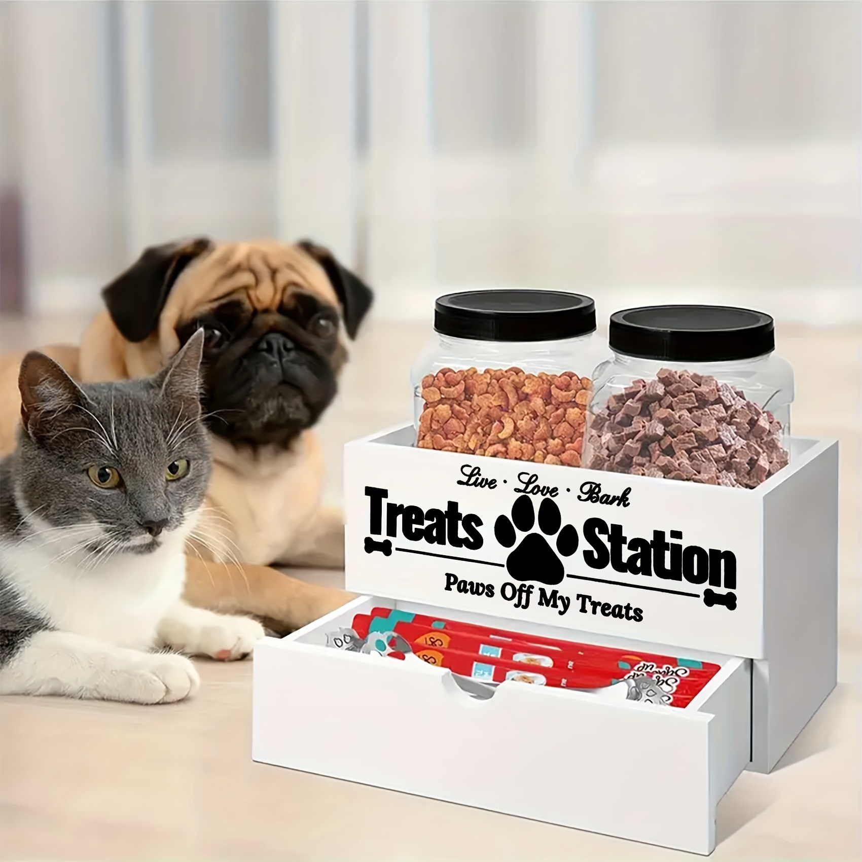 Pet treat storage best sale