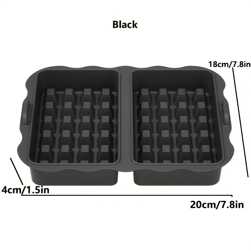 2pcs Silicone Air Fryer Baking Molds, Reusable Silicone Air Fryer Liners, Compatible With Af300eu, Af400eu, Af451eu, Sl400eu, Sl400eu, Af500de Models - Versatile