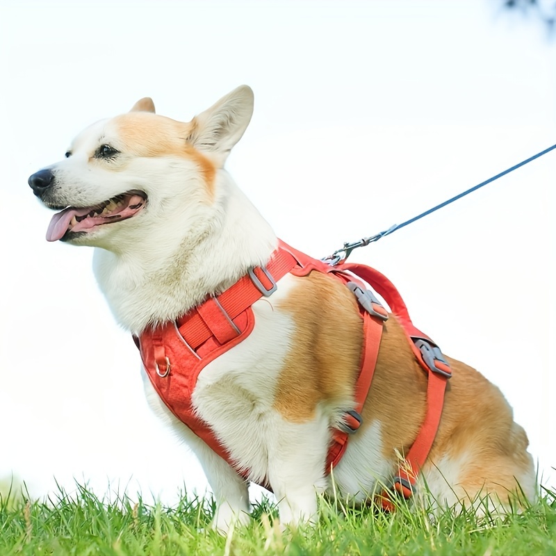 Medium-Large Escape-Proof Dog Safety Harness, Adjustable Pet Vest