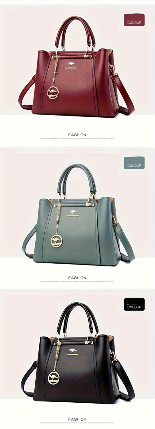 RAMBOROO Women' Large Capacity Elegant Handbag with Adjustable Crossbody/Top Handle Strap - Professional Bag Suitable for Commuting, Travel, Business & Everyday Use - //