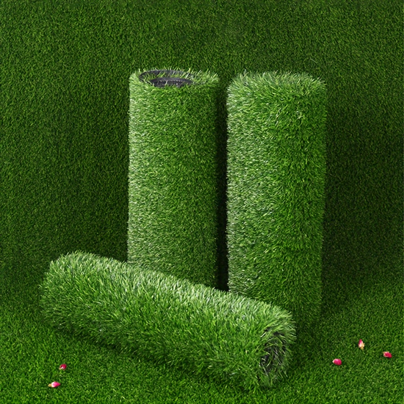 

Artificial Grass Carpet Mat, 20mm Fiber Height Premium Plastic Fake Turf For Garden, Nursery, Soccer Field, Outdoor Projects – Realistic Synthetic Lawn Grass Rug
