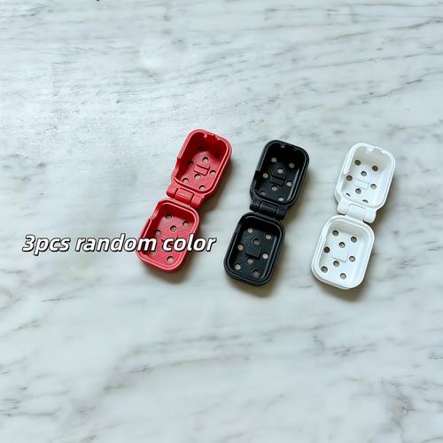 3-Pack Oral-B Electric Toothbrush Head Covers in Random Colors, with Built-in Ventilation Holes to Ensure the Toothbrush Heads Stay Ventilated and Dry, Reducing Odors. Creative and Stylish Toothbrush Head Caps, a Toothbrush Protective Case.