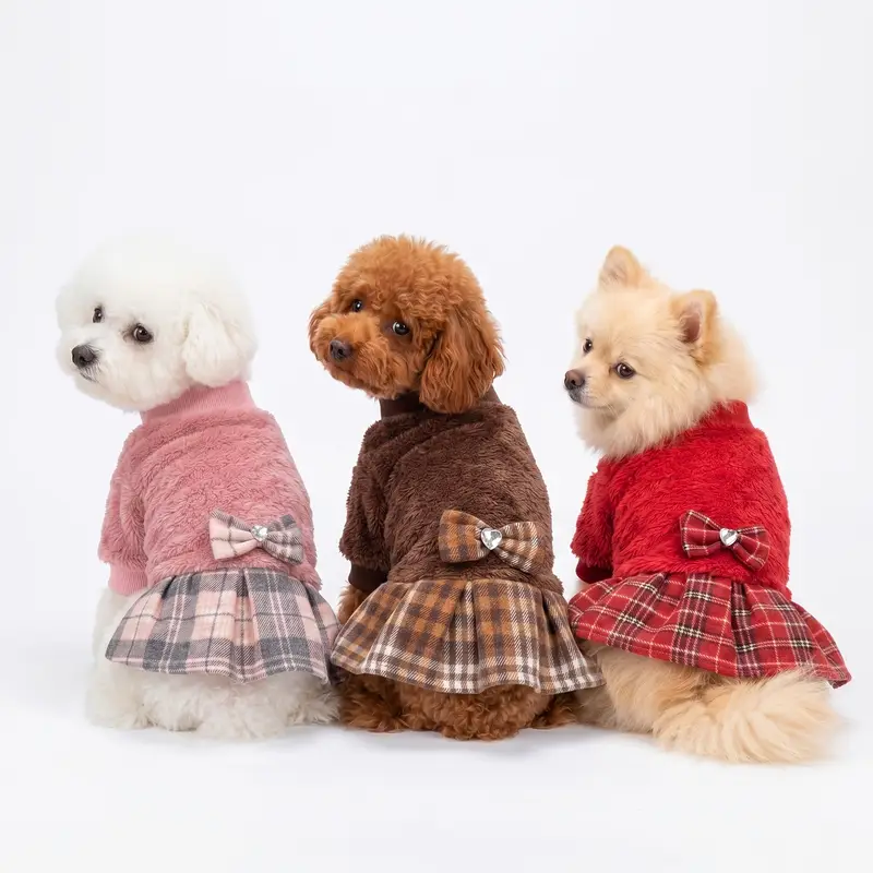dog christmas sweater dress Reindeer Fair Isle Dog Sweater Dress 2X