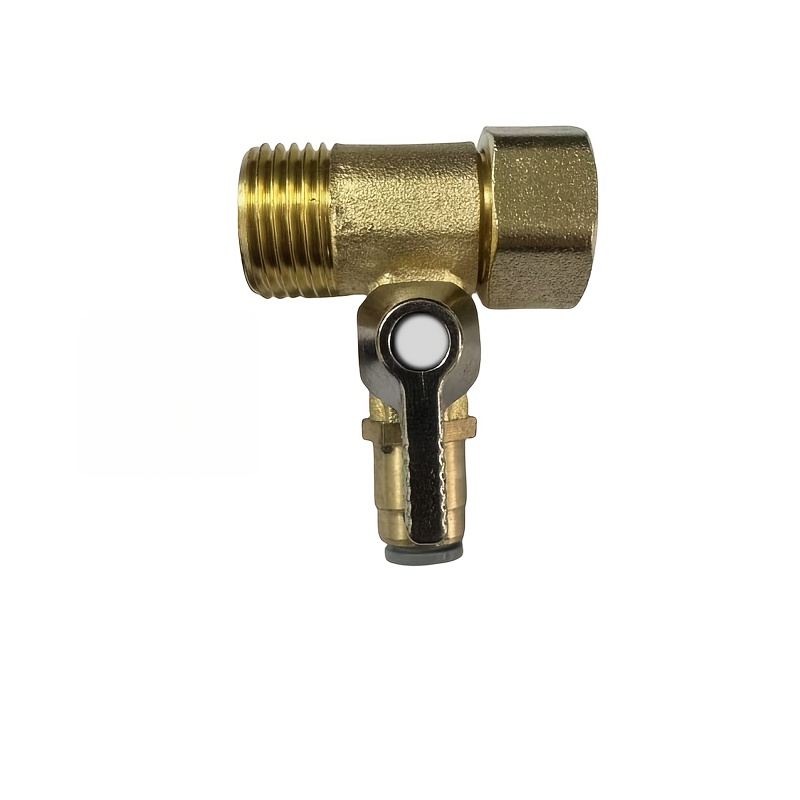 Brass Adapter, 1/2" To 1/4" Ball Valve Switch, 20mm To 6.5mm, Self-locking Design