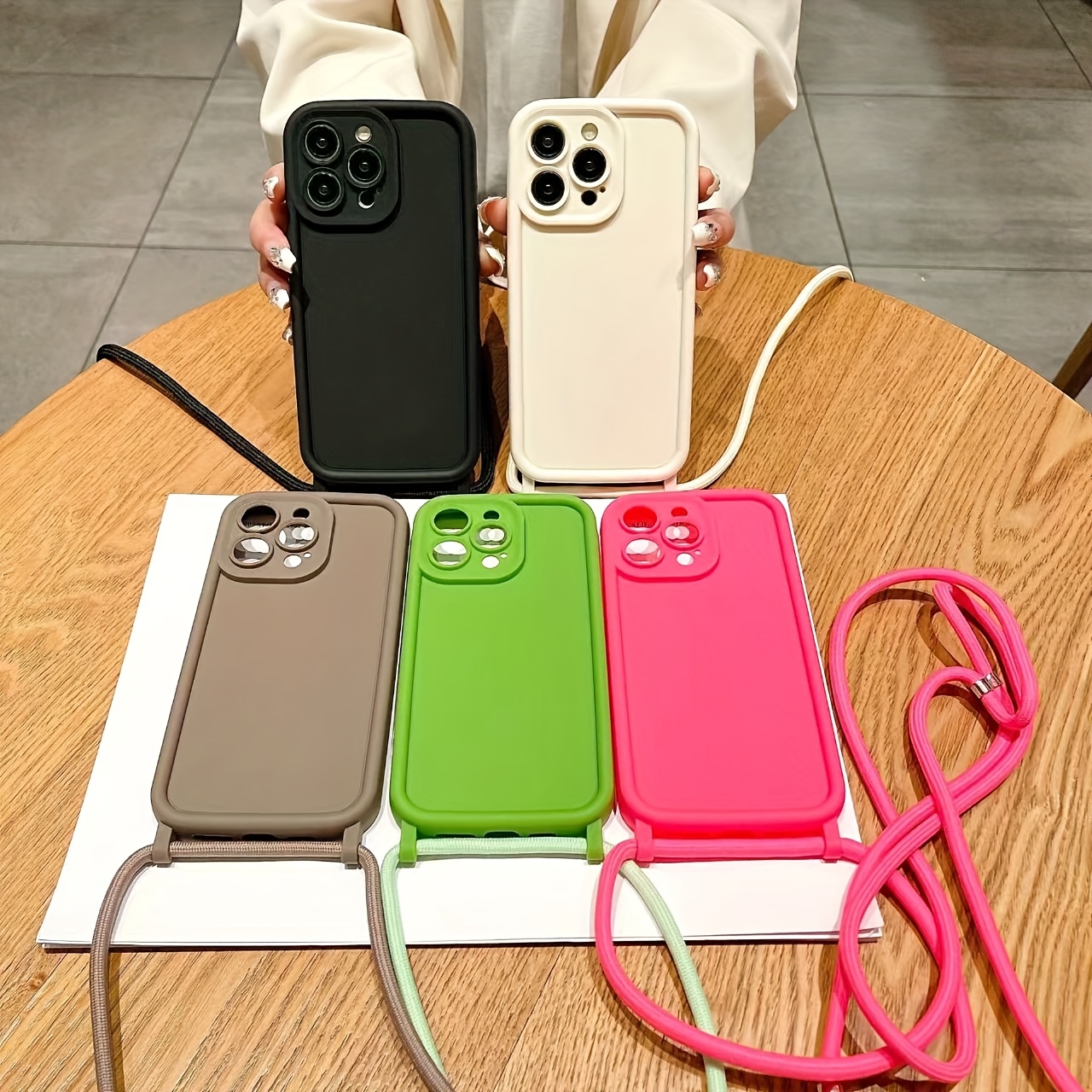 Étui à Cordon Pour IPhone 14 – Coque Bandoulière, Marque SDTEK, Neuf
