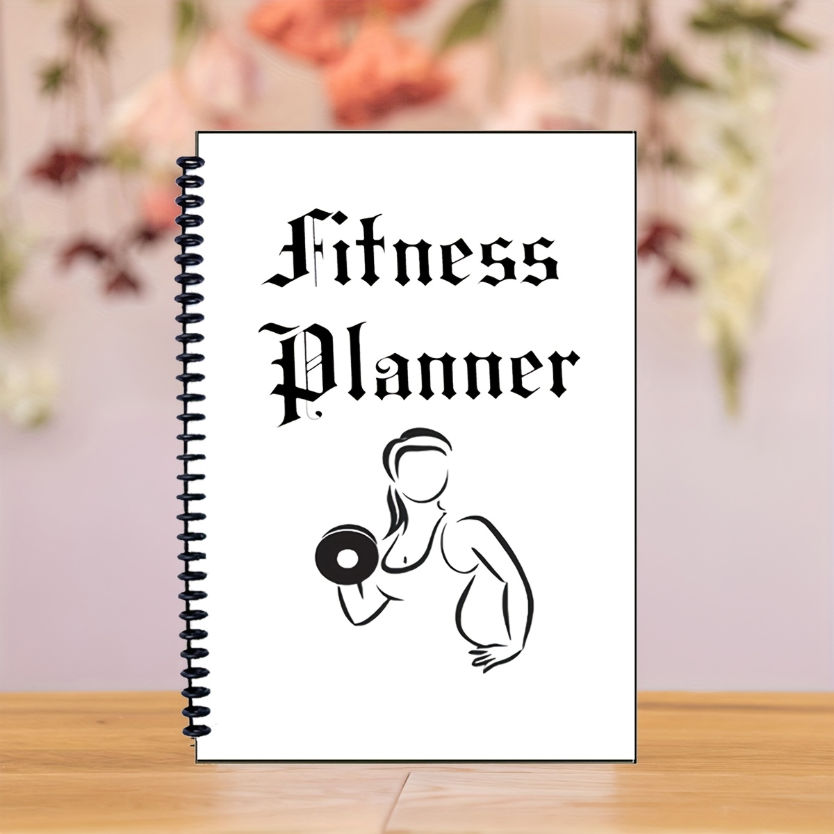 Printable Fitness Planner Bundle - 8 Weeks Meal & Workout Tracker, Habit Tracker, Goal Setting Journal for Weight Loss, Muscle Gain & Glow Up - Adult Health & Wellness Planner in English, Fitness Tracker|Vibrant Cover Design|Detailed Tracking