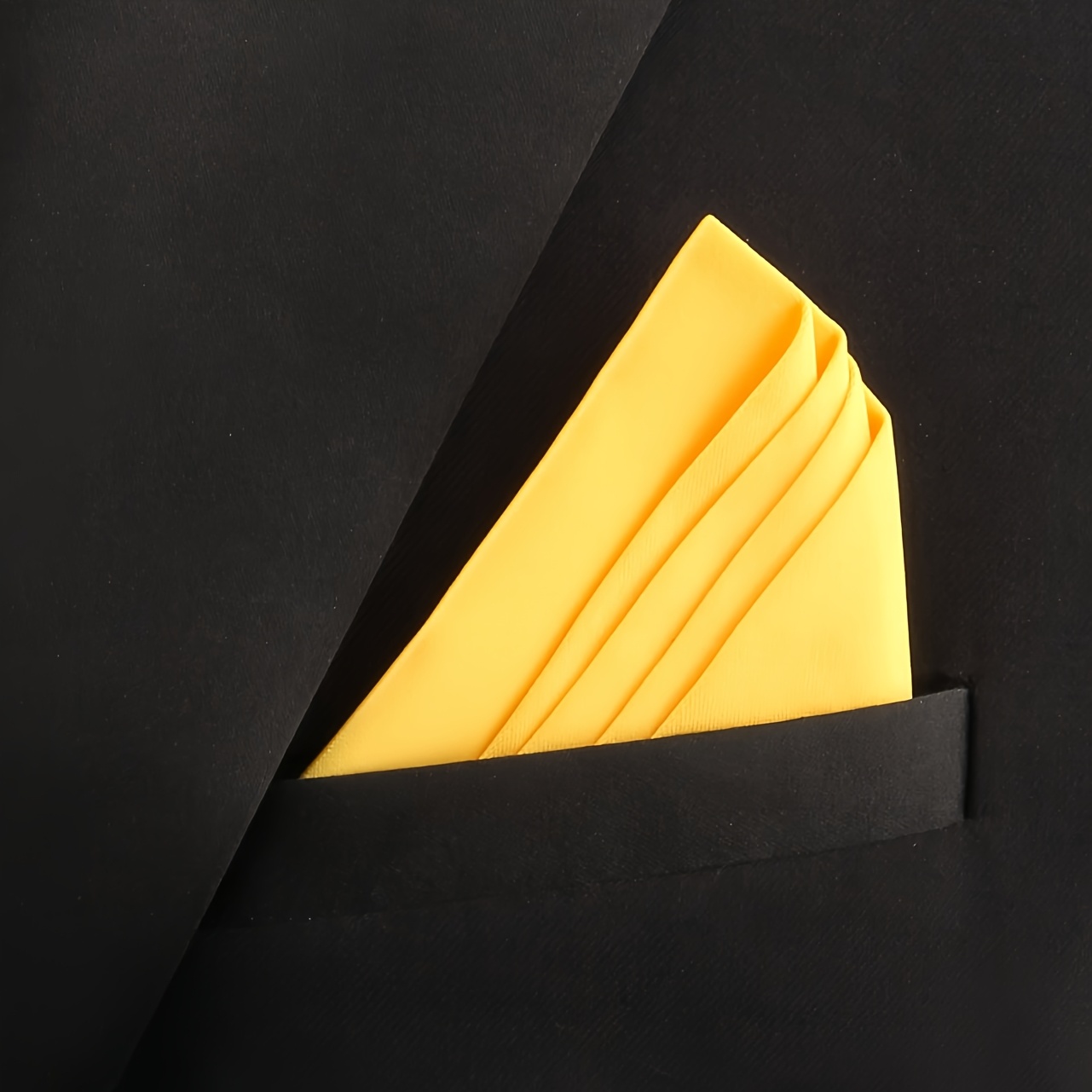 Men's Pre-formed No-Fold Pocket Square