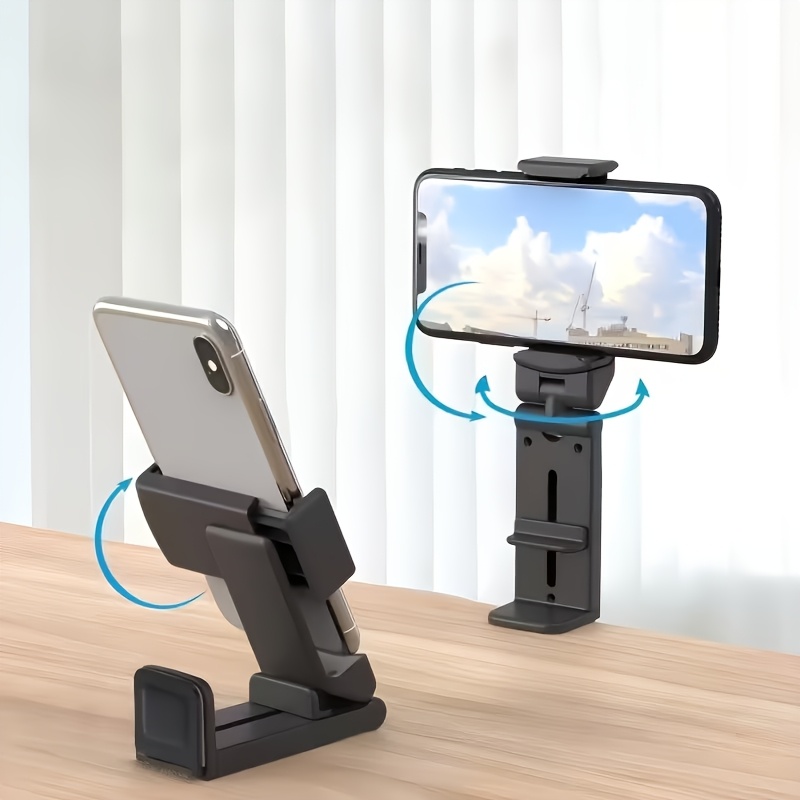 TEMU Airplane Phone Holder - 360° Rotating Durable Travel Stand, Car And Desktop Mount For Viewing, Ideal Christmas Gift For Aviation Enthusiasts And