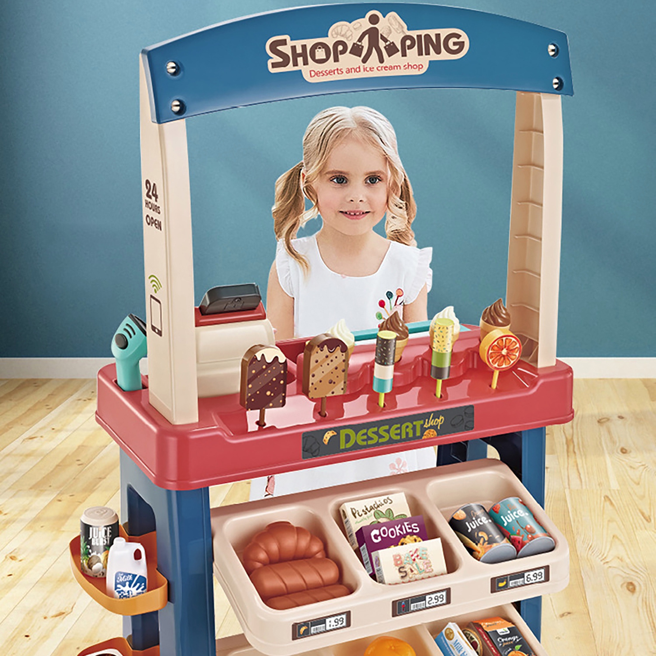 juguete educativo de juego simbólico para niños, requiere montaje