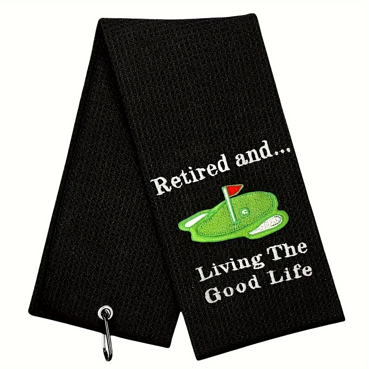 

Embroidered Microfiber Golf Towel - Premium, Quick-dry & For - Perfect , Dad, Boyfriend, Husband On Birthday, Retirement, Father's Day