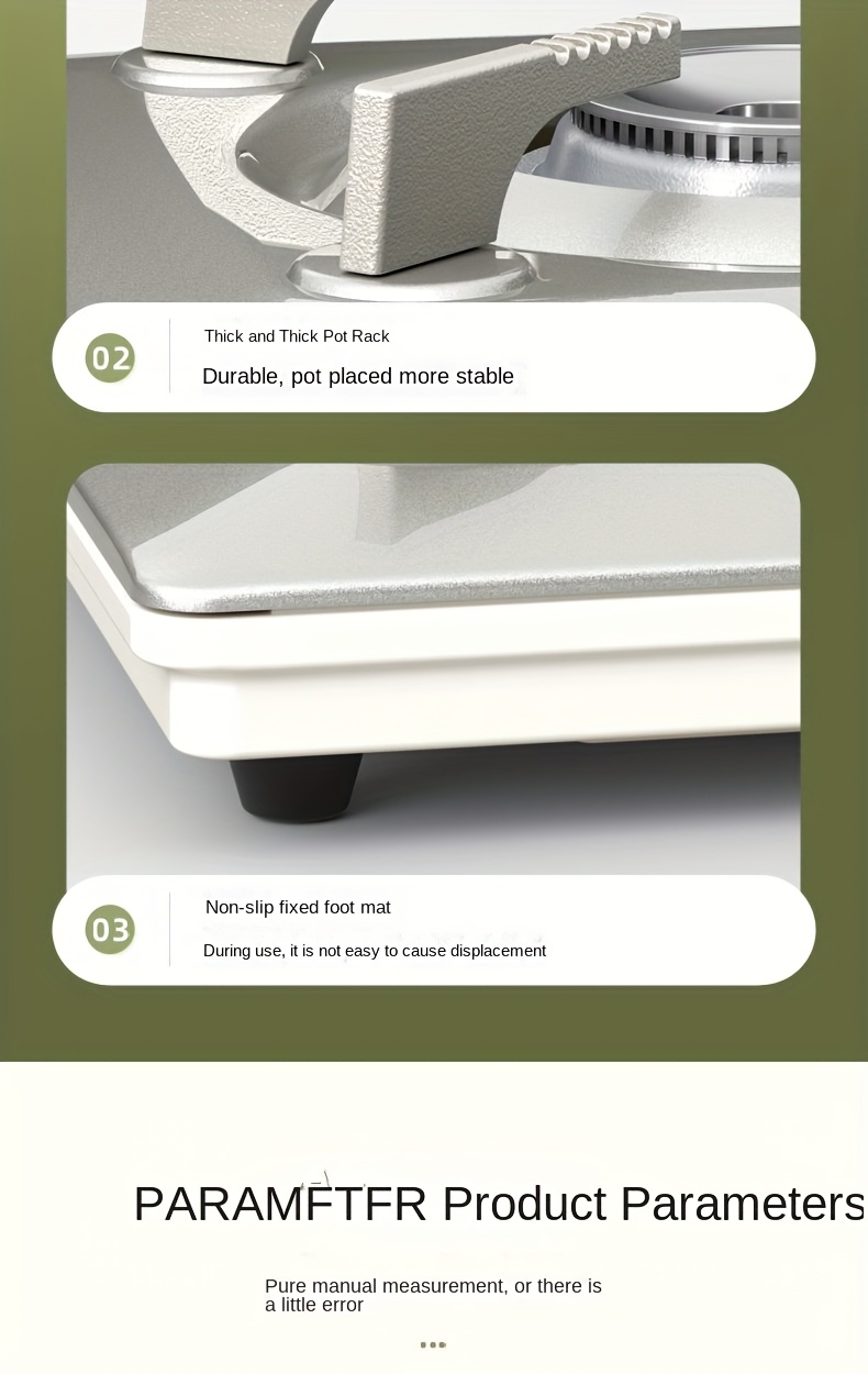 [Travel Essential] Ultra-Thin White Portable Carb Stove with Safety Lock & Piezoelectric Ignition, 3500W High-Power Butane Burner for Camping, Hiking, and Outdoor Cooking, Includes Smart Safety Gas Cut-Off Feature, Camping Stove