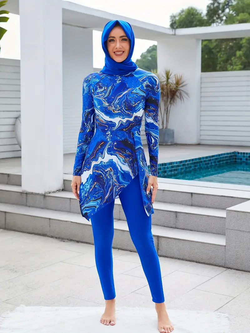 Modest Swimwear Whole Body Bathing Suits Women Swimsuit Modest