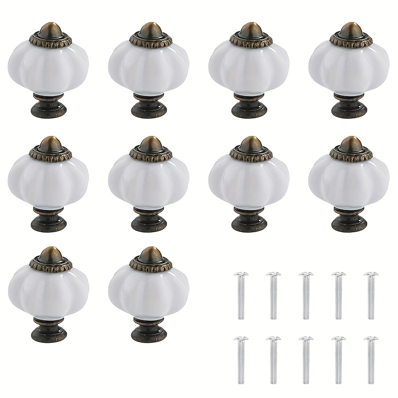 Flower Leaf Retro Vintage Knobs Bedroom Kitchen Door Cabinet Cupboard Knob Pull Drawers Handle