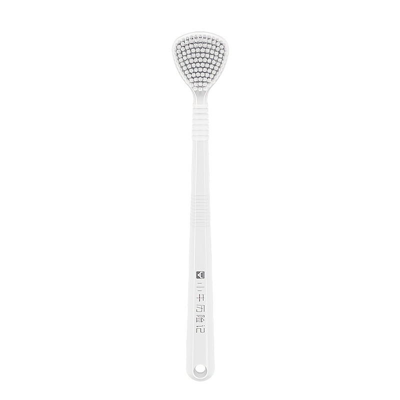Flexible Head Adult Manual Tongue Brush with Ergonomic Handle