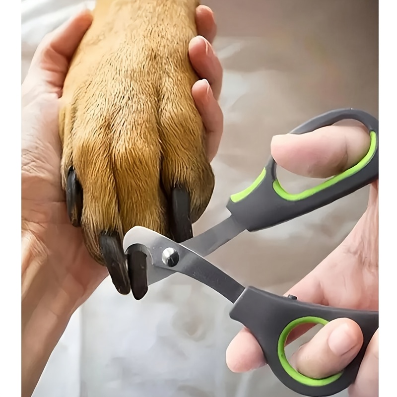 1 black and green stainless steel pet nail clipper for   grooming suitable for puppies   and easy to clean for daily use and holiday use without battery Product details 2