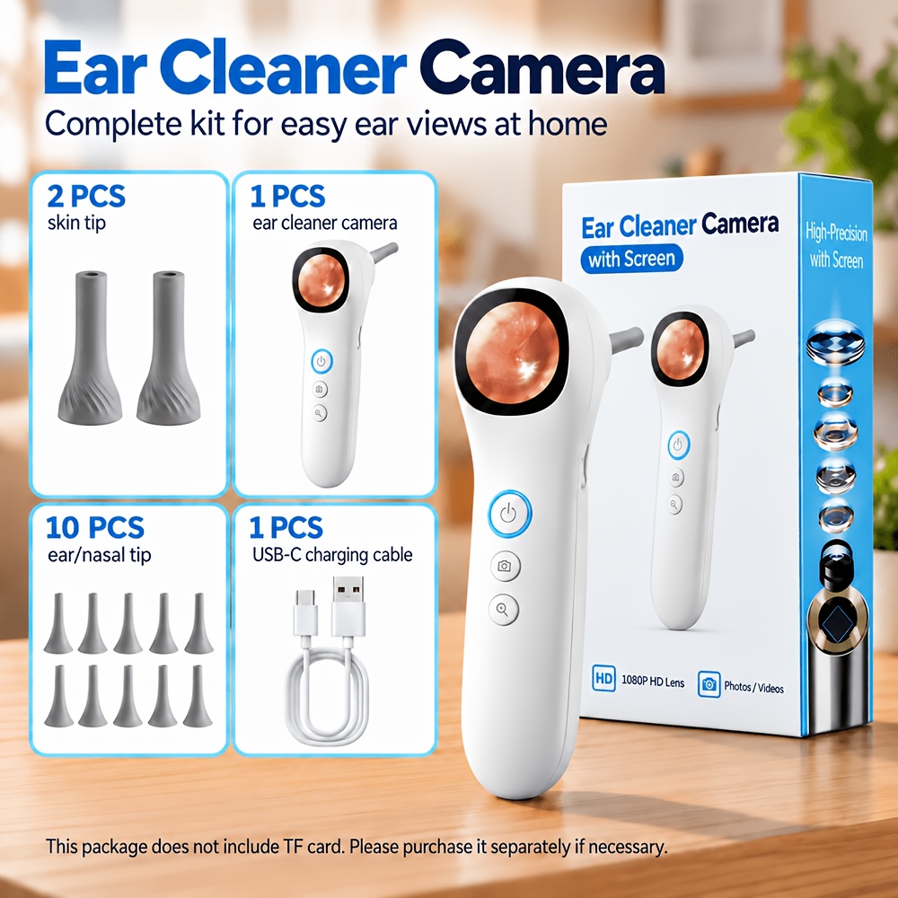 Image of Cleaner With 1080p Hd Cleaning With 3 Brightness Levels 4x Magnification Usb C Rechargeable Design Tips For Daily Home Care