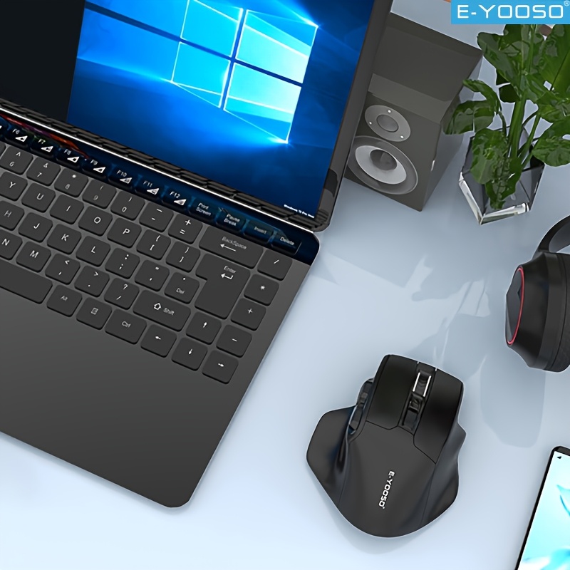 E-YOOSO 1pc X-31 USB 2.4G Wireless Gaming Large Mouse for Big Hands PAW3212 5 Buttons for Gamer Mice Computer Laptop PC