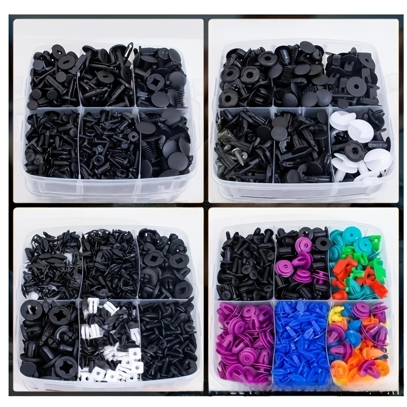 TEMU 1801pcs Automotive Clips, 40 Sizes Of Car Fasteners, Decorative Clips, Bumper And Fender Retainers