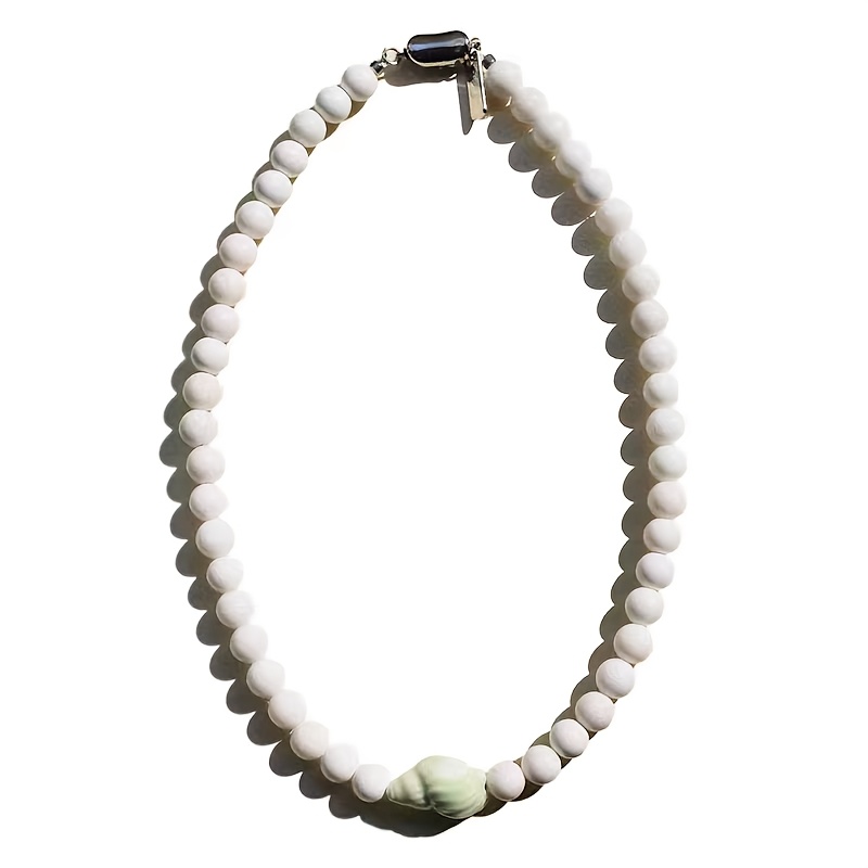 Women's Seashell Holiday Necklace, Premium Clavicle Chain