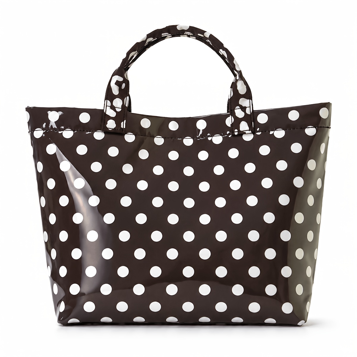 Women's Large-Capacity Polka Dot Tote Bag, Versatile Shopping Bag