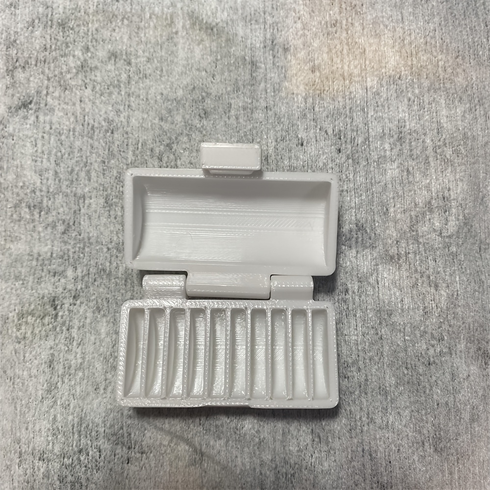 Portable Storage Box For 10 Cr2032 Button Batteries, Featuring 10 Drawer Slots To Keep Small Batteries Organized And Prevent Loss - Batteries Not Included