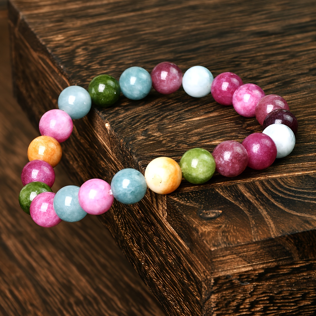 Boho Stone Beaded Choker Necklace Set
