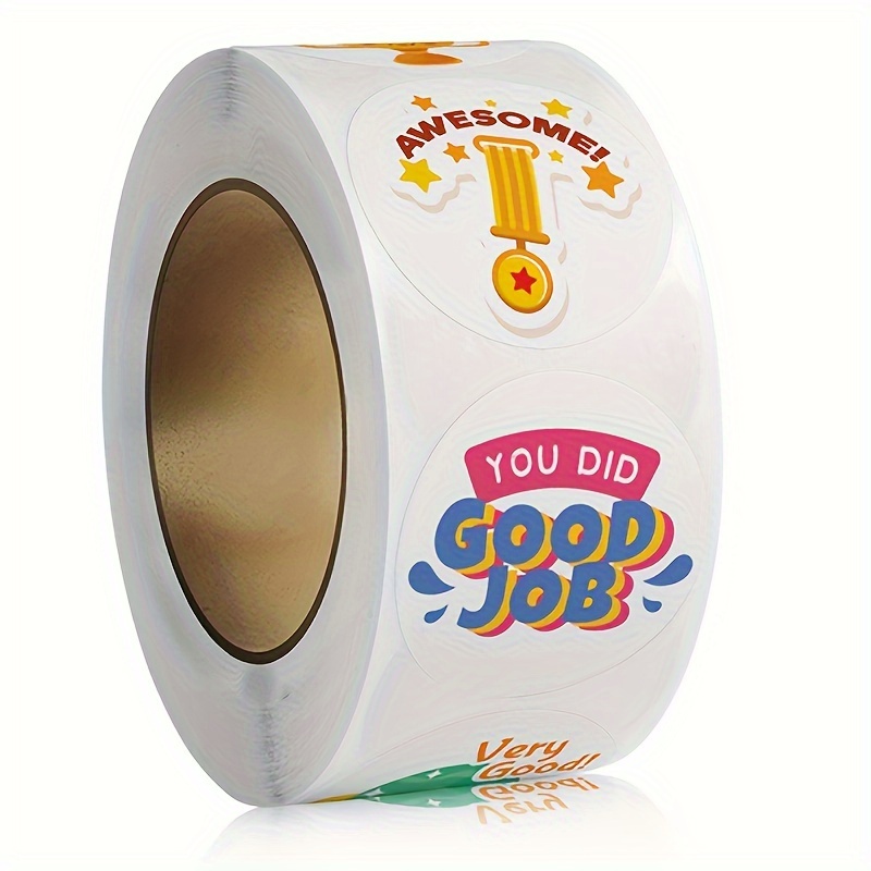 

500pcs Inspirational , Encouragement Labels, -adhesive , Use Round , -